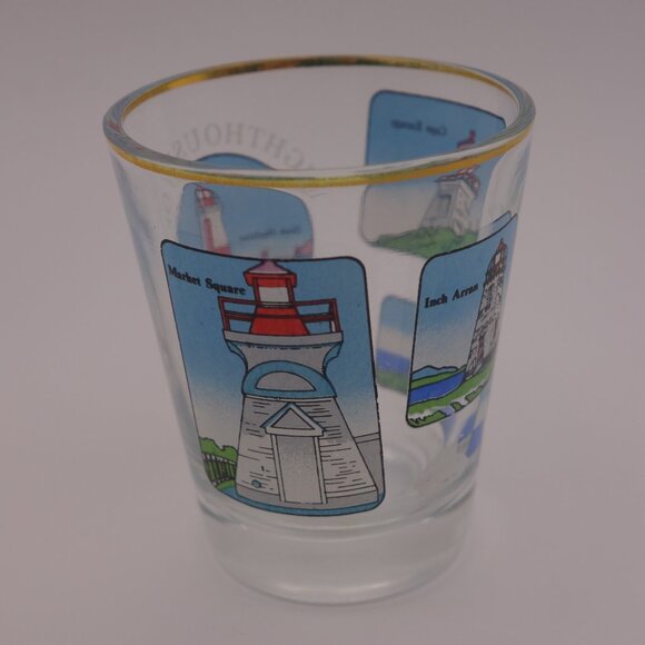 Set of 3 Shot Glasses-Australia-Palm Beach Princess-Lighthouses of New Brunswick - Picture 13 of 16